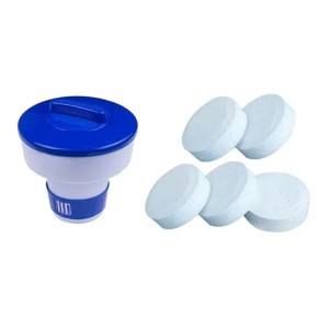 Boya De Plastico + 1 Kilo Pastillas Cloro Piscina - Tyt