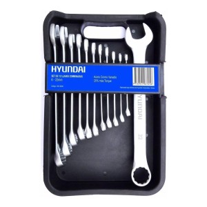 Juego Set De Llaves Combinadas 6-19 Mm 8 Piezas Hyundai Tyt