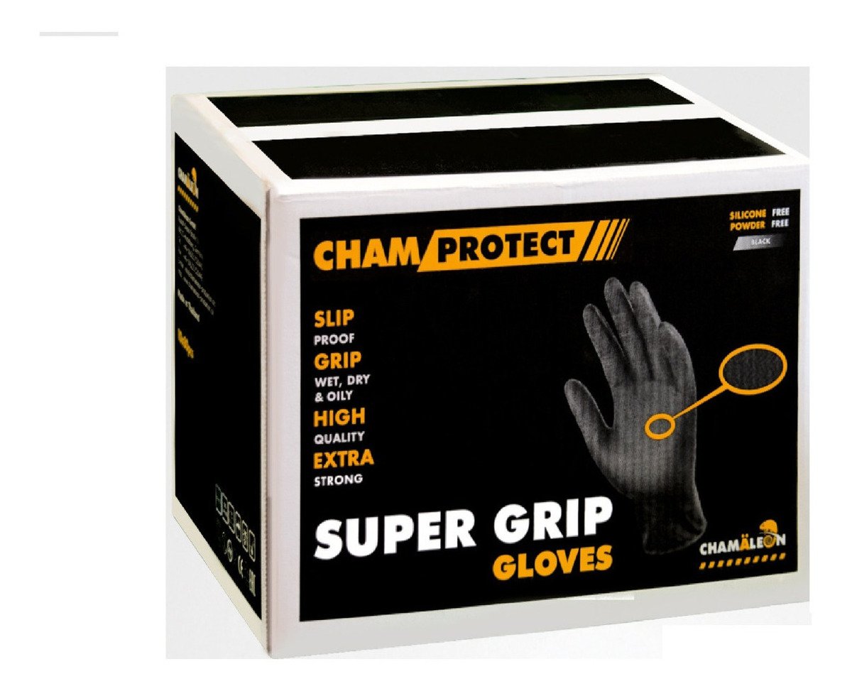 Caja De Guantes Resistente Solvente Descartables 80 Piezas - Imagen 3