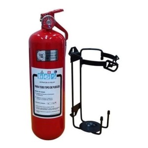 Extintor 2 Kg. Mod. Largo P/autos, Unit Nuevo Con Soporte