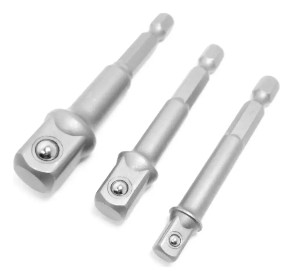 Set De 3 Adaptadores Para Dado 1/4 Ingco Super Oferta - Tyt - Imagen 3