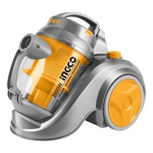 Aspiradora 2.5lt 2000w Ingco Vc20258 Sin Bolsa - Smf Color Anaranjada Y Negra