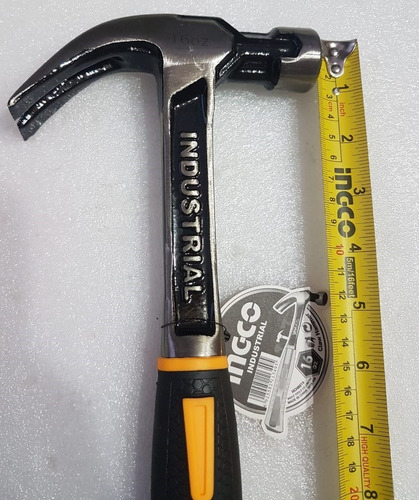 Ff Martillo Uña 450g Industria Mango Forjado Antishock Ingco - Imagen 4