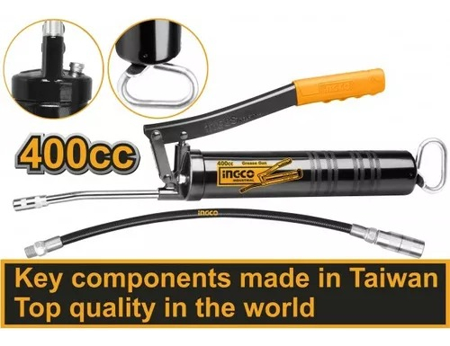 Pistola De Engrase Industrial 400cc Ingco - Tyt - Imagen 2