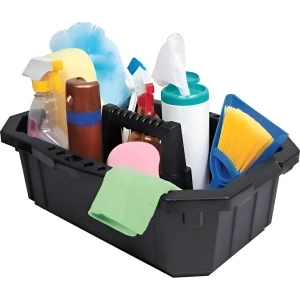 Caja Organizadora Truper 20 Para Herramientas Y Limpieza Reforzada Negro