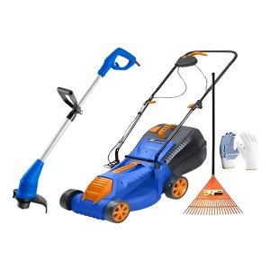 Cortadora De Cesped 1200w Electrica + Bordeadora Electrica