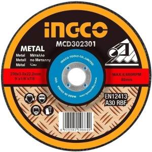 Disco De Corte Ingco 9'' Metal 2mm Corte - Tyt