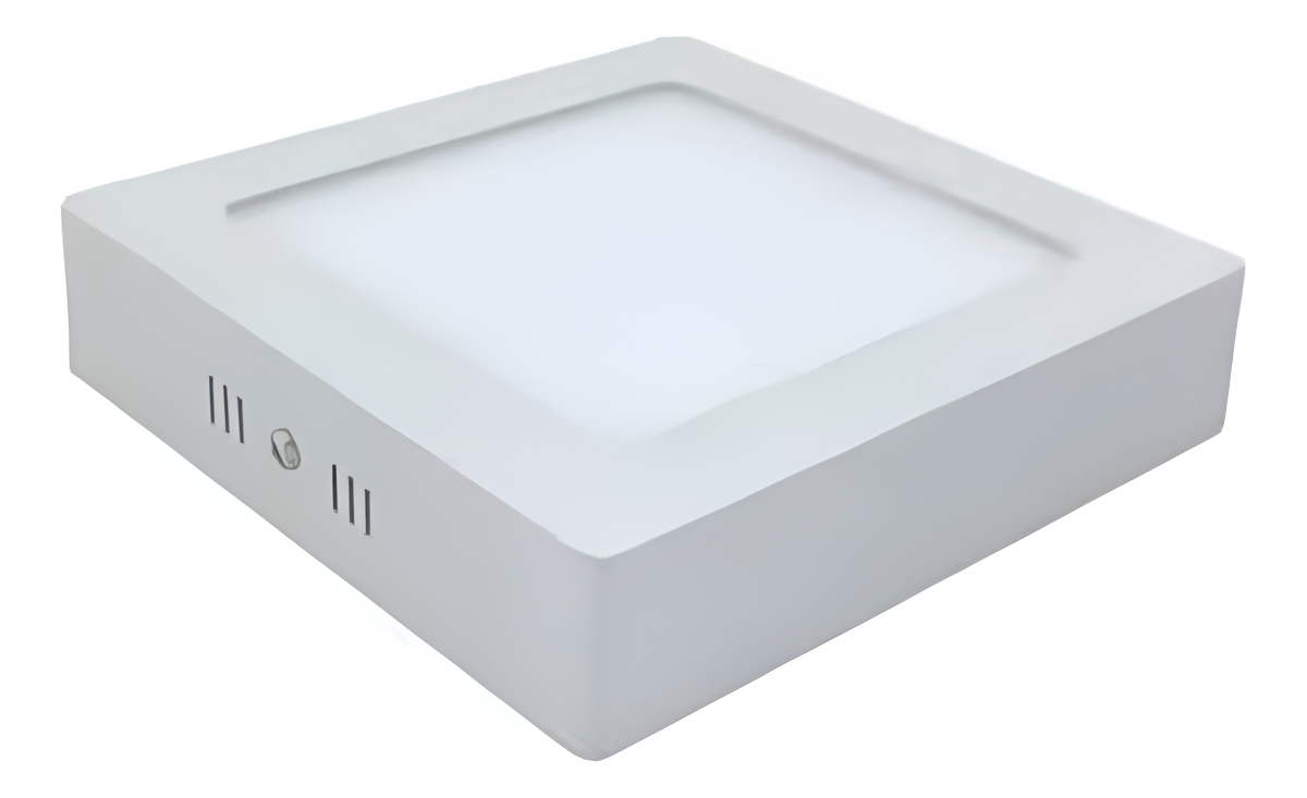 Panel Luz Led Plafon Techo Exterior Frio 18w Cuadrado Spot ! Blanco - Imagen 3