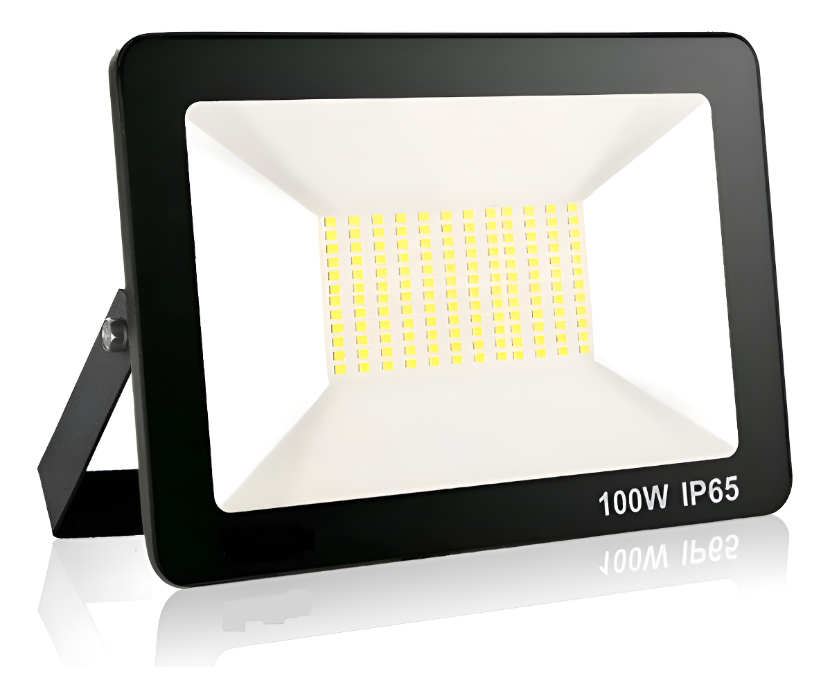 Led 100w Uso Exterior Farol Luz Fria Ip65 1 Año Garantia