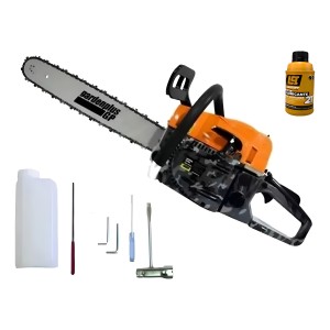 Motosierra Naftera Explosion Lusqtoff 52cc 2,5hp Garden Plus Color Naranja