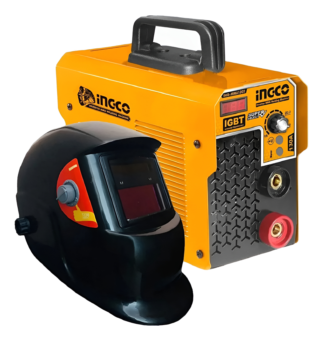 Kit Soldadora Inverter 130amp Ingco + Careta - Tyt