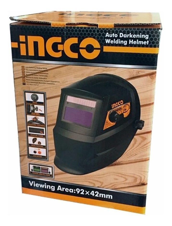 Super Kit Soldadora Inverter Ingco 180 Amp + Careta + Bolso - Imagen 2