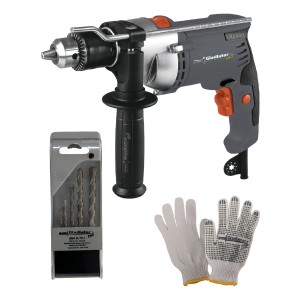 Taladro Tp813/5/2201v + Guantes + Mechas Gladiator