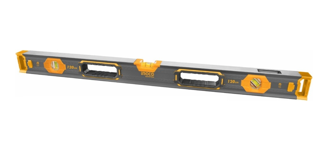 Nivel Magnetico 120cm Gris Ingco Hsl68120