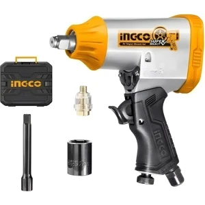 Llave De Impacto Neumatica 1/2 312nm Ingco Aiw12312 Color Amarillo