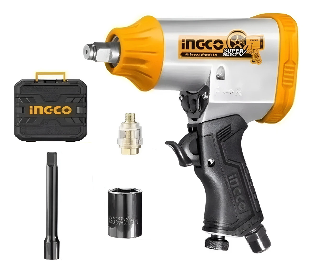 Llave De Impacto Neumatica 1/2 312nm Ingco Aiw12312 - Tyt