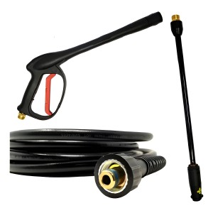 Manguera + Pistola De Hidrolavadora Universal 1/4 Rosca