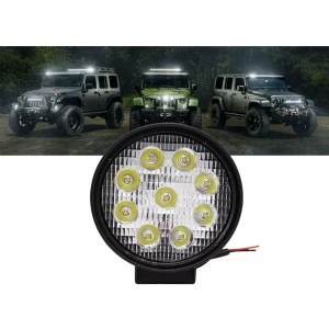 Faro Caminero. Redondo. 9led 142mm 12/24v - Tyt