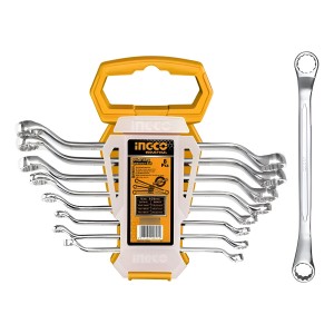Ff Juego 8 Llaves Combinadas Curvo Ingco 6-22mm Hkspa3088