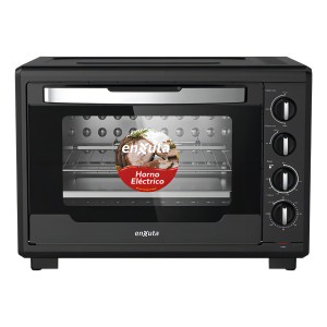 Horno Electrico Enxuta 55lts 2000w Con Accesorios Negro