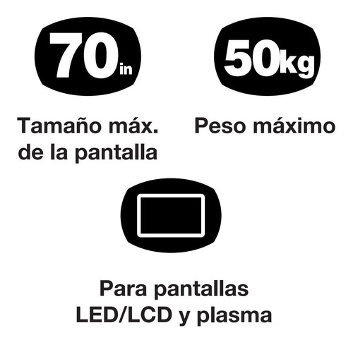 Soporte Articulado Xtech Xta-475 Pared Para Tv 32-70 Pulgadas Inclinable Giratorio Negro - Imagen 10