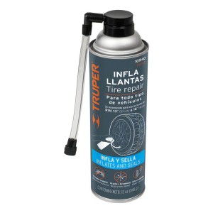 Inflallantas Instantaneo 340ml Truper 10940 Color