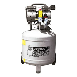 Compresor Odontológico Equus 50 Litros Sin Aceite 2,5 Hp