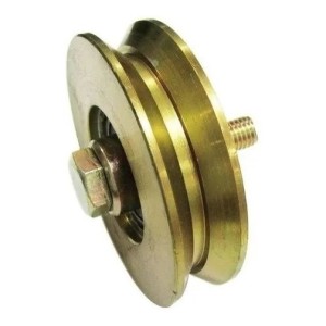 Rueda De Hierro 40 En V Para Portones Corredizos - Tyt