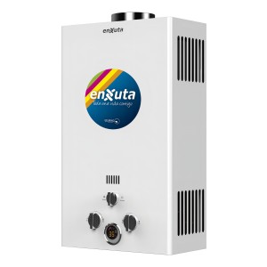 Calentador Instantáneo Calefón A Gas 10 Lts/min Enxuta Color Blanco