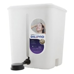 Termotanque Diluvio 25lt Eléctrico 1100w Color Blanco