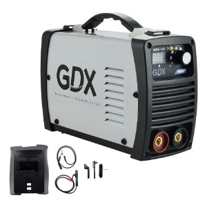 Equipo De Soldar Inverter Mma 140a + Careta Y Accesorios Gdx Color Gris