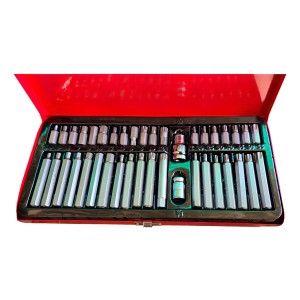 Juego De Dados Torx Y Allen Caja Metal Martino Di Forza