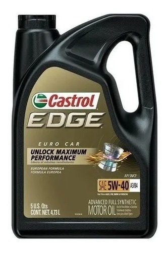 Aceite Sintético Edge Castrol 5w40 4.7 Litros