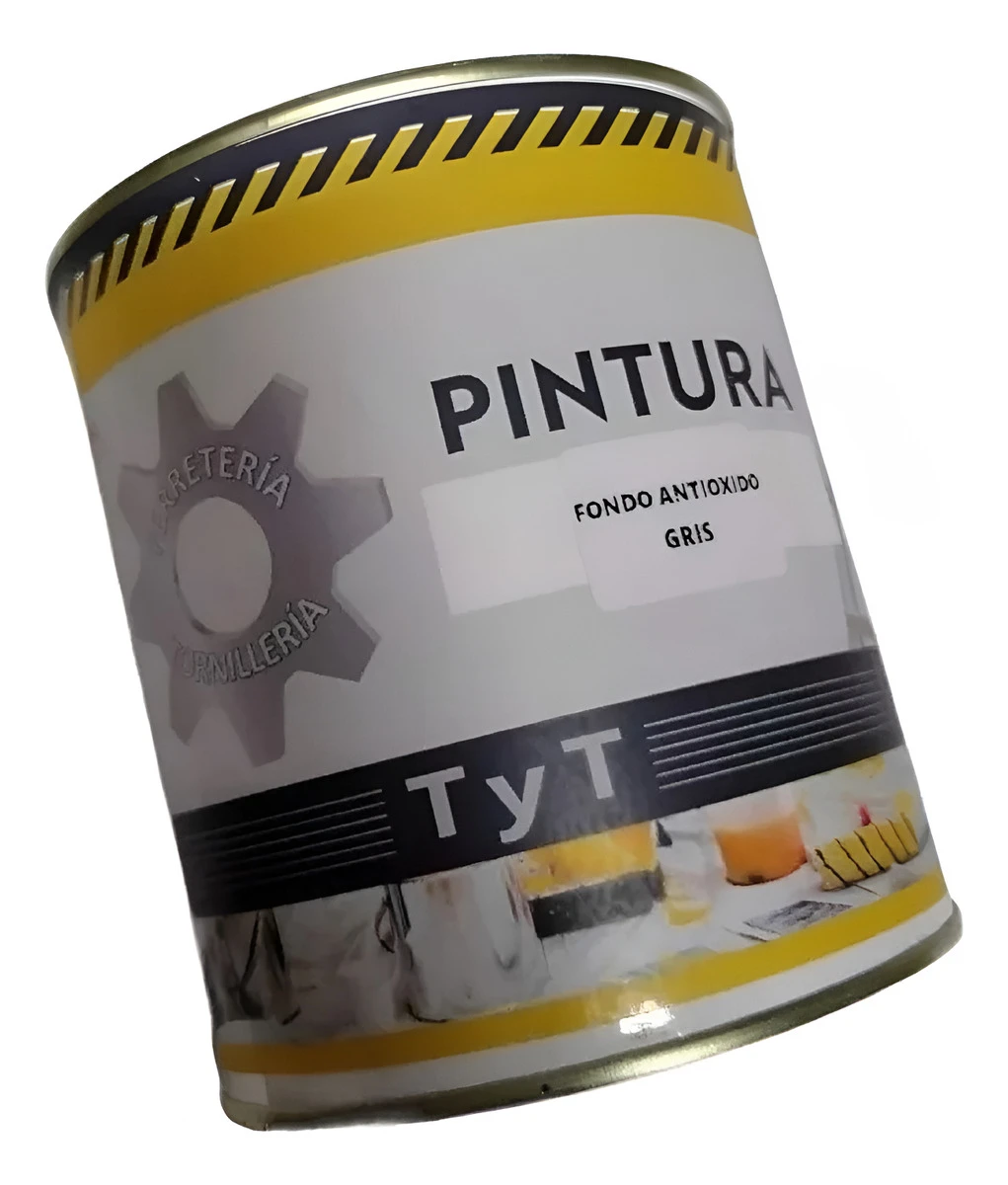Pintura Antióxido Fondo Herrería Gris O Rojo X 3,600 L Tyt - Imagen 3