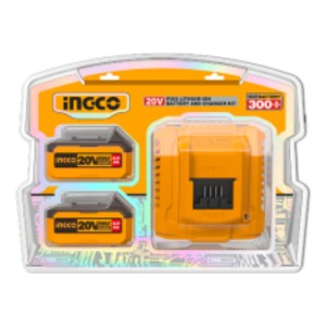 Set 2 Baterías 4.0 Ah + Cargador - Ingco Fbcpk1424