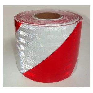 Cinta Reflectiva Roja Y Blanca Camiones X 5 Mts - Tyt
