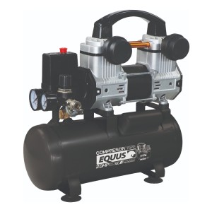 Compresor De Aire 10l Silencioso Sin Aceite Equus