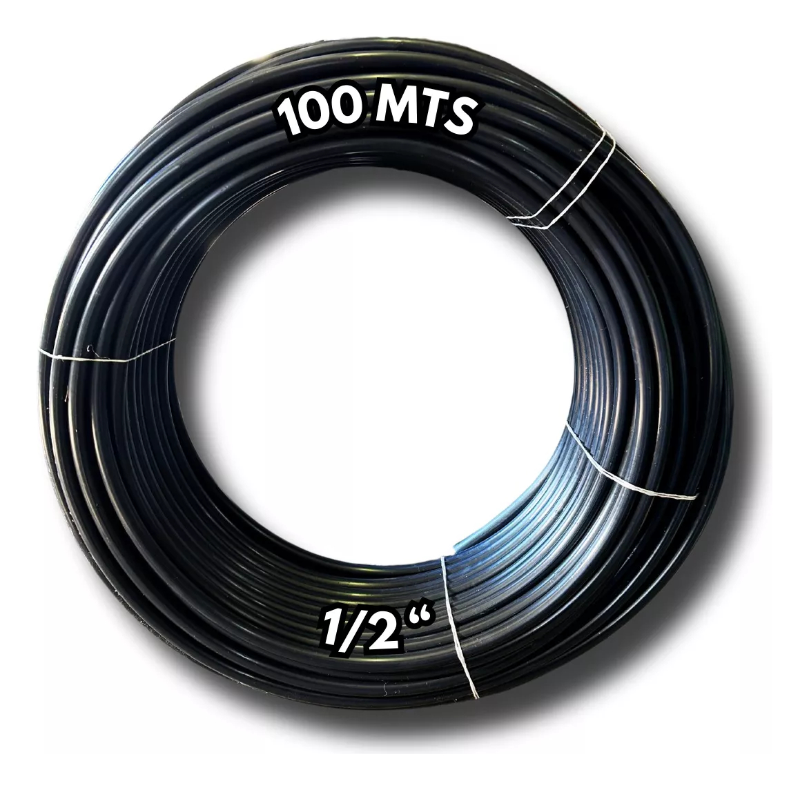 Caño Plastiducto 1/2 - Riego Agua X 100 Mts