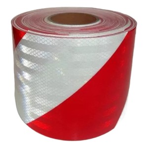 Cinta Reflectiva Roja Y Blanca Camiones X 25 Mts - Tyt