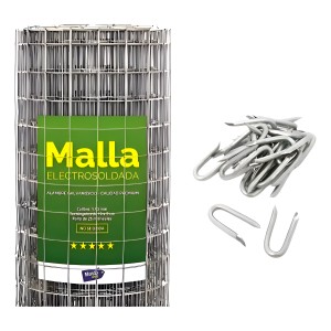 Tejido Alambre Malla Electrosoldada Rollo 1.20 Mts X 25mts