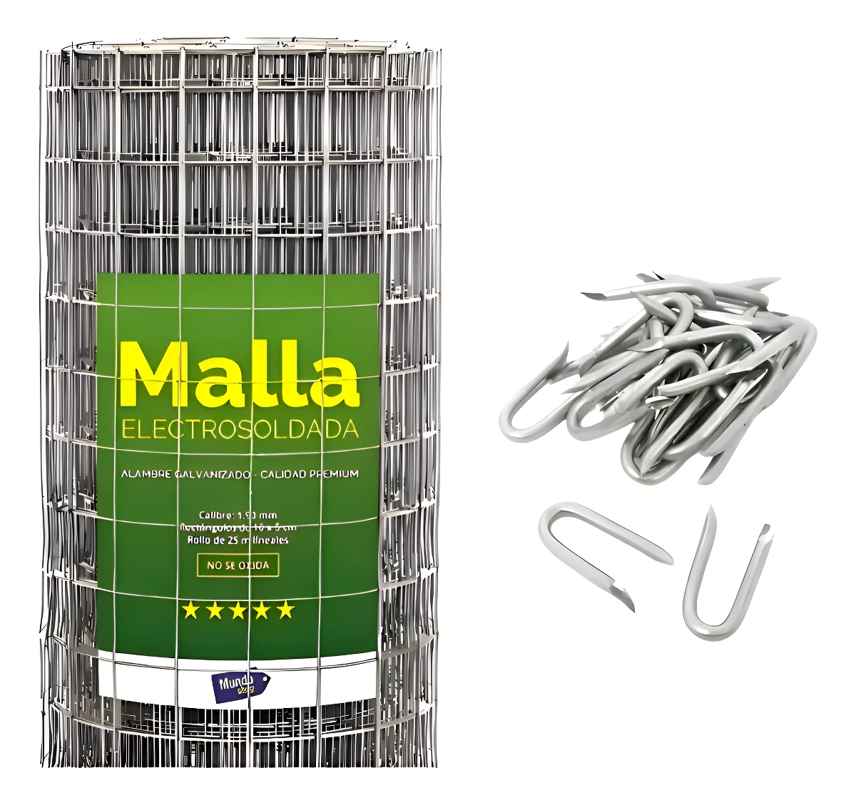 Tejido Alambre Malla Electrosoldada Rollo 1.20 Mts X 25mts