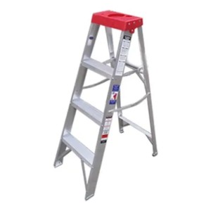 Escalera Tijera Aluminio Escalumex 3 Escalones 1.22m Antiderrapante