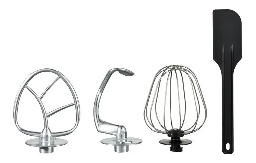 Batidora Planetaria Cuori Gran Chef Color Negro 1200w De Potencia Frecuencia 50 Hz X 60 Hz - Imagen 3