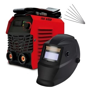 Soldadora Inverter Mma130a Hessen Pro + Careta Fotocromatic