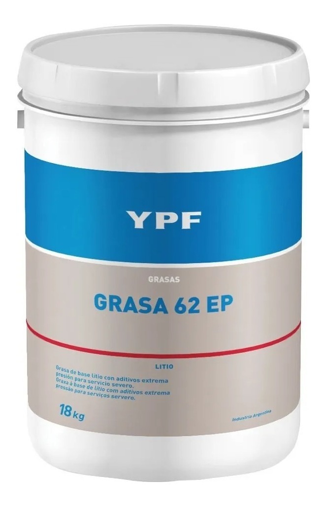 Grasa De Litio Ypf 62ep Roja De 18kg (-15°c A 120°c)(ngli2)