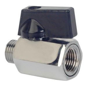 Minivalvula Llave Paso Compresor 1/4 Gas Tyt