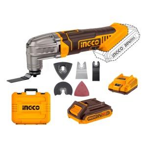 Sierra Multifunción Oscilante 20v Ingco, Batería Y Cargador