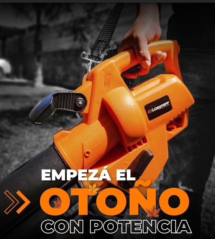 Sopladora Aspiradora Trituradora Lusqtoff 2400w Hojas - Imagen 6