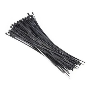 Precinto / Collarín Plástico 5x400 Mm Blanco O Negro X 100