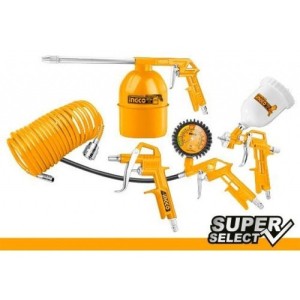 Kit Compresor Plastico Akt0053-1 5pcs Ingco - Smf Color Anaranjado